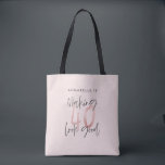 Meisroze glitter modern stijlvol 40ste verjaardag tote bag<br><div class="desc">Meisroze glitter modern stijlvol ontwerp voor 40ste verjaardag. Het moderne monochrome ontwerp van de manuscripttekst. Deel van een collectie.</div>