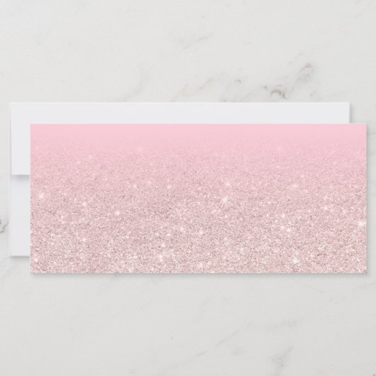 Meisroze glitter ombre gift certificate logo (Achterkant)