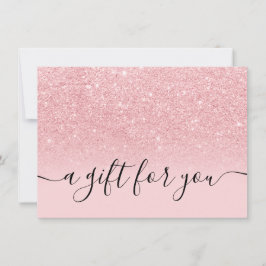 Meisroze glitter ombre sparkles certificate
