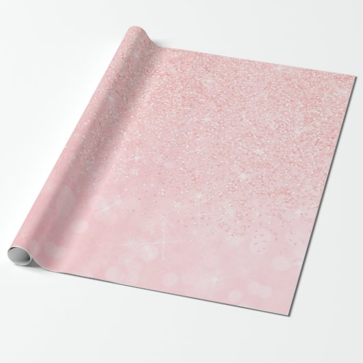 Meisroze luxedesign cadeaupapier (Uitgerold)
