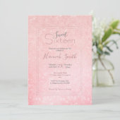 Meisroze luxedesign kaart (Staand voorkant)