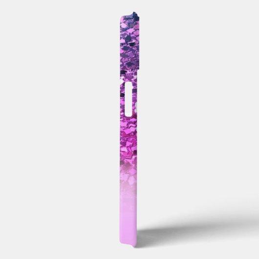 Meisroze Paarse glitter Sparkle Name Case-Mate iPhone Case (Achterkant / Rechts)