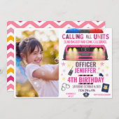 Meisroze politie kaart (Voorkant / Achterkant)