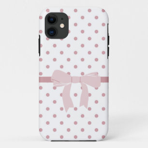 Meisroze Stippen iPhone 11 Hoesje