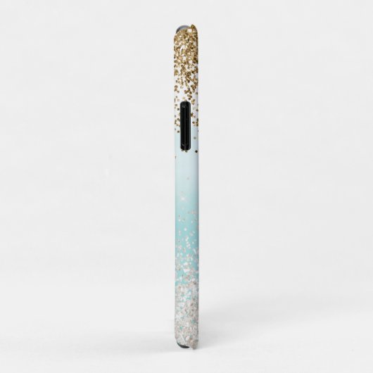 Meisroze Waterverf Tropische ananas Aqua Case-Mate iPhone Case (Achterkant/rechts)