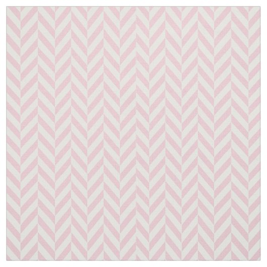 Meisroze witte pastel  chevron patroon stof (Swatch)