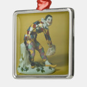 Meissen figuur van Harlequin, c.1750 Metalen Ornament (Links)