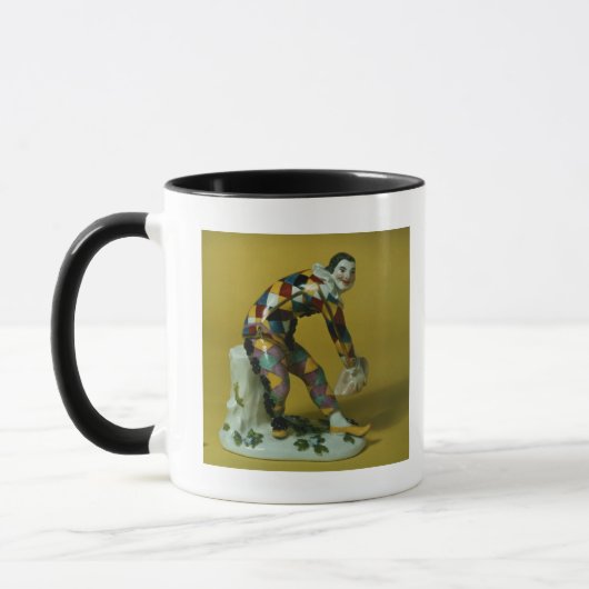 Meissen figuur van Harlequin, c.1750 Mok (Links)