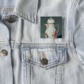 Meissen koffiepot, c.1740-50 vierkante button 5,1 cm (In situ)