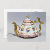 meissen octagonal teapot, c.1718 briefkaart (Voorkant / Achterkant)