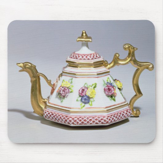 meissen octagonal teapot, c.1718 muismat (Voorkant)