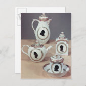 Meissen-theedienst Briefkaart (Voorkant / Achterkant)
