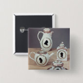 Meissen-theedienst Vierkante Button 5,1 Cm (Voorkant /achterkant)