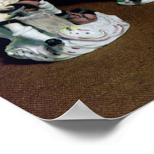 meissen:zadelaar,geitenverkoper poster (Hoek)