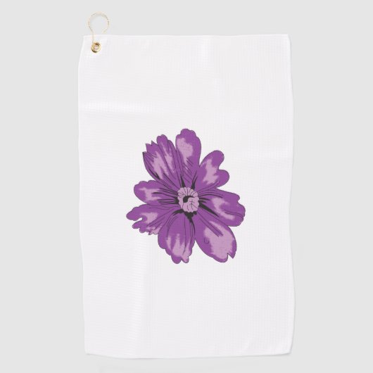 Meisstijl, lichte eierplant, gebleekte cedar golfhanddoek (Voorkant)