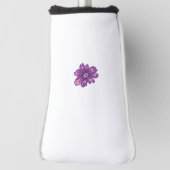 Meisstijl, lichte eierplant, gebleekte cedar golfheadcover (Draai 90)