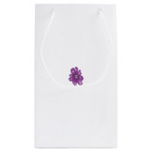 Meisstijl, lichte eierplant, gebleekte cedar klein cadeauzakje (Achterkant)