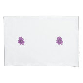 Meisstijl, lichte eierplant, gebleekte cedar kussensloop (Voorkant)