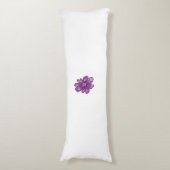 Meisstijl, lichte eierplant, gebleekte cedar lichaamskussen (Voorkant Verticaal)