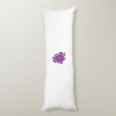 Meisstijl, lichte eierplant, gebleekte cedar lichaamskussen (Achterkant (Verticaal))