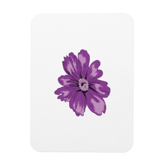 Meisstijl, lichte eierplant, gebleekte cedar magneet (Verticaal)