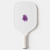 Meisstijl, lichte eierplant, gebleekte cedar pickleball paddle (Achterkant)