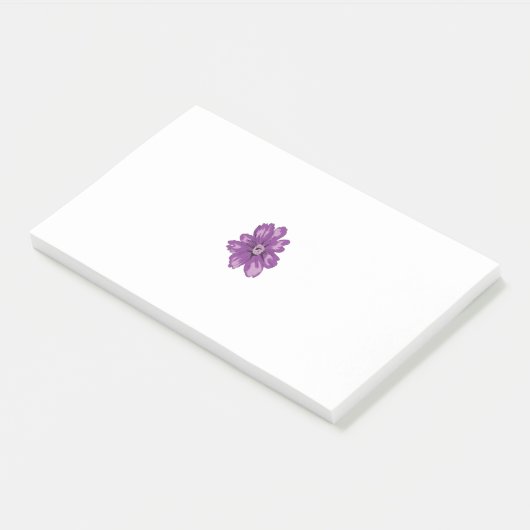 Meisstijl, lichte eierplant, gebleekte cedar post-it® notes (Schuin)