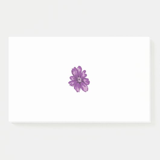 Meisstijl, lichte eierplant, gebleekte cedar post-it® notes (Voorkant)