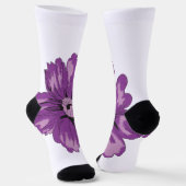 Meisstijl, lichte eierplant, gebleekte cedar sokken (Gebogen)