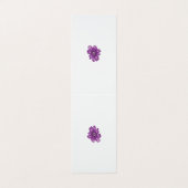 Meisstijl, lichte eierplant, gebleekte cedar visitekaartje (Buitenkant ongevouwen)