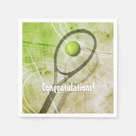 Meistennis gepersonaliseerd servetten