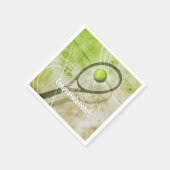 Meistennis gepersonaliseerd servetten (Hoek)