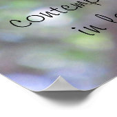 Meister Eckhart Contemplation Quote Poster (Hoek)