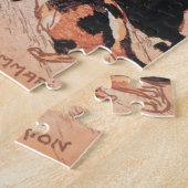 Meisvoer Vintage Steinlen Poster Legpuzzel (Zijkant)