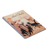 Meisvoer Vintage Steinlen Poster Notitieboek (Rechterzijde)