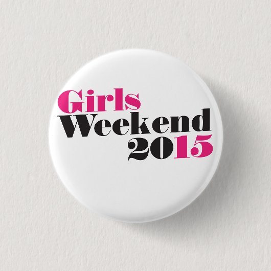 Meisweekend 2015 ronde button 3,2 cm (Voorkant)