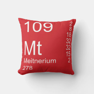Meitnerium Kussen