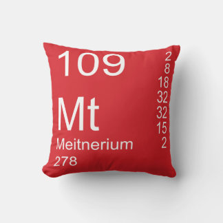 Meitnerium Kussen