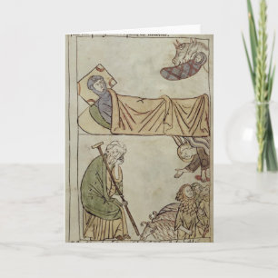 Mej. 108 fol.168 de Geboorte van Christus, van een Feestdagen Kaart