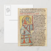 Mej. 8 f.95v St. John de Evangelist Briefkaart (Voorkant / Achterkant)