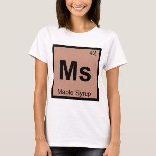 Mej - Chemie Periodiek Systeem Symbool Esdoornsiro T-shirt
