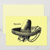 Mejicano-Mexicano-uitnodiging Kaart (Voorkant / Achterkant)