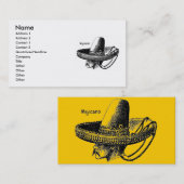 Mejicano-Mexicano-Visitekaartje Visitekaartje (Voorkant / Achterkant)