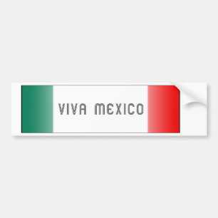 Mejico Flag Bumpersticker