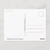 Mejorada del Campo (Spanje) Briefkaart (Achterkant)
