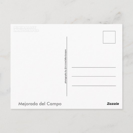Mejorada del Campo (Spanje) Briefkaart (Achterkant)
