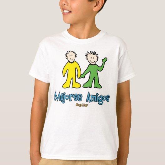 Mejores Amigos (Beste Vrienden) Boys T-shirt (Voorkant)