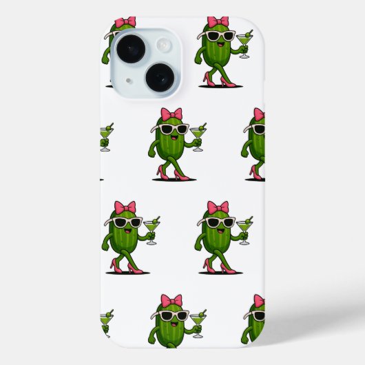 Mejuffrouw Komkommer Chic Case-Mate iPhone Case (Achterkant)