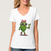 Mejuffrouw Komkommer Chic T-shirt (Voorkant)
