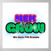 Mek we grow poster (Voorkant)